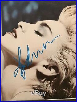 Madonna Signed True Blue LP In Person! Rare