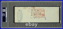 Mar 1928 Franklin D. Roosevelt Fdr Hand Signed Bank Personal Check Auto Psa/dna