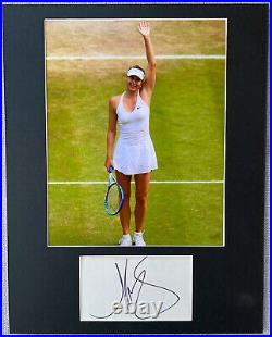 Maria Sharapova Signed In Person 11x14 Matted Autograph & Photo Authentic