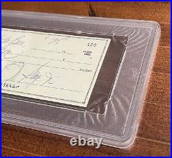 Marvin Gaye Jr. Signed Check 1975 PSA Authentic Autograph Prince of Soul