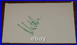 Matt Damon Hand Signed Autograph Card In Person Uacc Dealer
