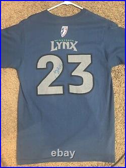 Maya Moore Autographed Minnesota Lynx Jersey #23 T Shirt WNBA Signed In Person