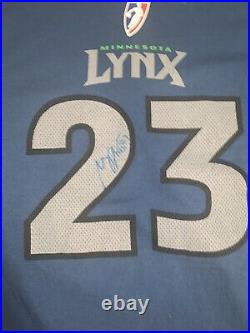 Maya Moore Autographed Minnesota Lynx Jersey #23 T Shirt WNBA Signed In Person