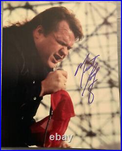 Meat Loaf In Person Signed 8x10 Autographed Action Live Photo