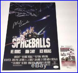 Mel Brooks SPACEBALLS Signed 11x17 Photo JSA COA In Person Autograph