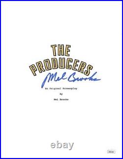 Mel Brooks THE PRODUCERS Signed FULL SCRIPT In Person Autograph JSA COA Cert