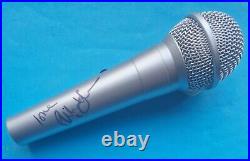 Michael Ball'Love Changes Everything', hand signed in person Microphone