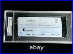 Michael Jordan Signed 1989 Personal Check Psa/dna Certified Rare! Autograph Auto