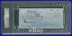 Michael Jordan Signed 1989 Personal Check Psa/dna Certified Rare! Autographed