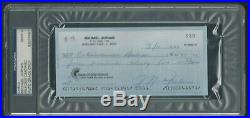 Michael Jordan Signed Personal Check From 1989 Psa/dna Graded 9 Certified Rare