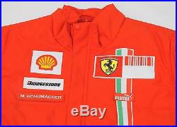 Michael Schumacher Signed Scuderia Ferrari F1 2007 Personal Softshell Jacket