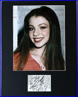 Michelle Trachtenberg Signed In Person 11x14 Matted Autograph & Photo Authentic