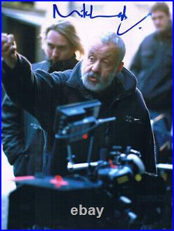 Mike Leigh 1943- genuine autograph 8x12 photo signed In Person director