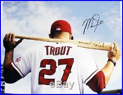 Mike Trout Signed Los Angeles Angels 11x14 Photo IPA IN PERSON AUTOGRAPH BC1806
