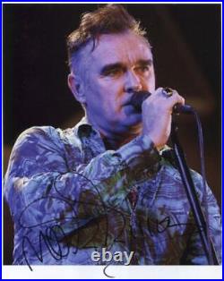 Morrissey (The Smiths) Singer Signed Photo 100% Genuine in Person Hologram COA