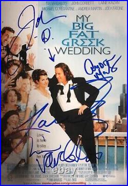 My Big Fat Greek Wedding FULL CAST HAND SIGNED 10x8 Photograph IN PERSON COA