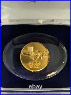 NASA Space Shuttle Astronaut Jerry Ross's Personal Signed ISS Japan Kibo Medal