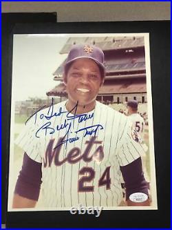 NEW YORK METS Willie Mays Auto Signed Autograph JSA CERTIFIED PERSONALIZED RARE