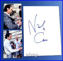 NICK CAVE In-Person 2022 Signed Photo Paper 20x30 Autograph/Autograph + Photos