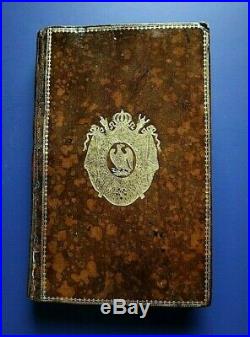 Napoleon Bonaparte Personal Owned Book From His Library Royal Cipher Not Signed
