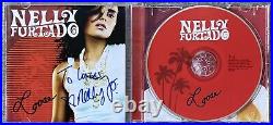 Nelly Furtado Signed In Person LOOSE CD Cover Authentic