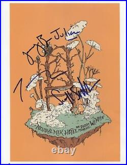 Neutral Milk Hotel (Band) Fully Signed 8 x 10 Photo Genuine In Person + COA