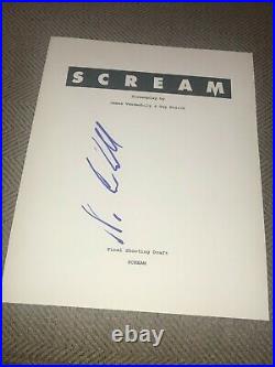 Neve Campbell Signed Autograph Movie Script Scream Full Pages In Person Bas Coa