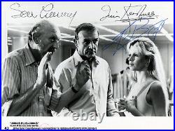 Never Say Never Again Cast In Person Signed Photo Connery, Basinger, Kershner