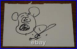 Nick Park Authentic Signed Gromit Sketch Aardman Obtained In Person Uacc Dealers