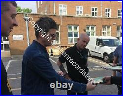 Noel & Liam Gallagher Oasis Signed 8 x 10 Photo Genuine In Person + COA