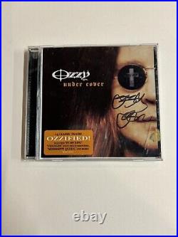 OZZY OSBOURNE Signed CD UNDER COVER In person Great Signature