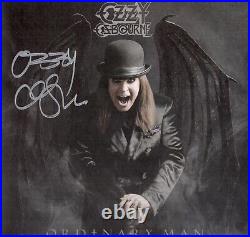 OZZY OSBOURNE Signed Ordinary Man VINYL LP In Person Autograph JSA COA Cert