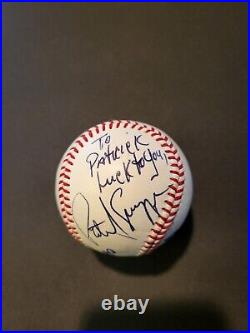 Original Hand Signed Autograph Of Patrick Swayze on Baseball Obtained in person