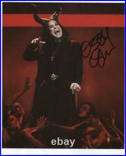 Ozzy Osbourne Signed 8 x 10 Photo 100% Genuine in Person + Hologram COA