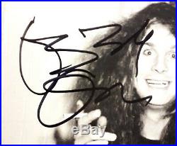 Ozzy Osbourne Signed Autographed 8x12 Photo IN PERSON Black Sabbath RARE