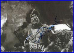 PAT ROACH signed Autogramm 16x22,5 cm INDIANA JONES In Person autograph COA RARE