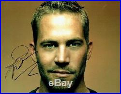 PAUL WALKER Signed Colour photograph obtained in person