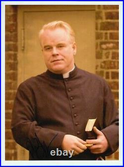 PHILIP SEYMOUR HOFFMAN in person signed glossy PHOTO 8x11 inch AUTOGRAPH