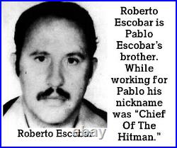 Pablo Escobar Celebrity Collectible Item Memorabilia Signature Personal Shirt