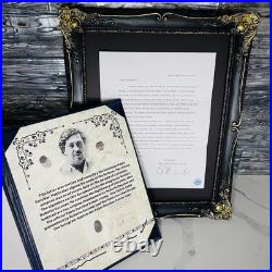 Pablo Escobar Letter Signature Autograph Personal Item With COA