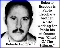 Pablo Escobar Letter Signature Autograph Personal Item With COA