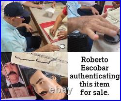 Pablo Escobar Personal Worn Shirt Celebrity Collectible Memorabilia Signature