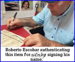 Pablo Escobar Personal Worn Shirt Celebrity Collectible Memorabilia Signature