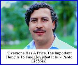 Pablo Escobar Personal Worn Shirt Celebrity Collectible Memorabilia Signature