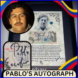 Pablo Escobar Signature Autograph Personal Item With COA