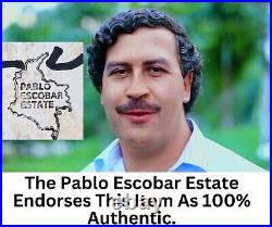 Pablo Escobar Signature Autograph Personal Item With COA