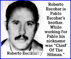 Pablo Escobar Signature Autograph Personal Item With COA