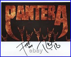 Pantera Phil Anselmo Rex Brown Signed Photo Genuine In Person + Hologram COA