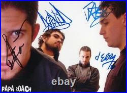 Papa Roach genuine autograph IN PERSON signed 6x8 photo US hard rock band
