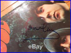Paul McCartney signed lp coa + Proof! The Beatles autographed Rubber Soul album